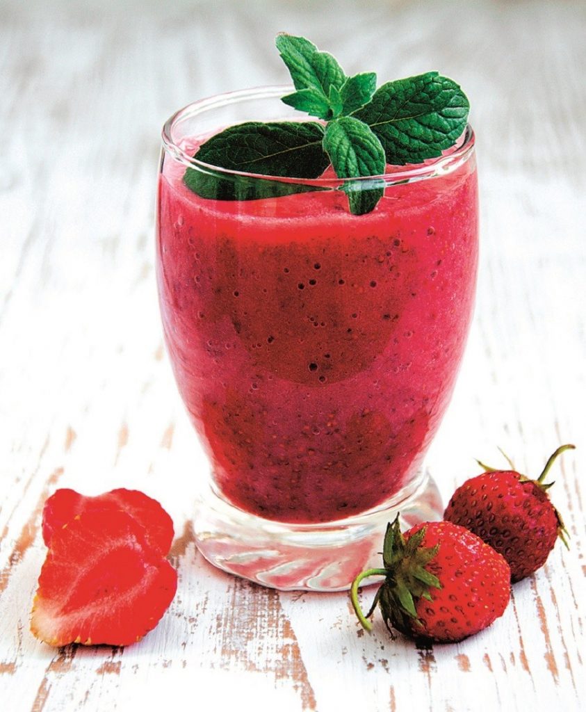 Rebarborové smoothie