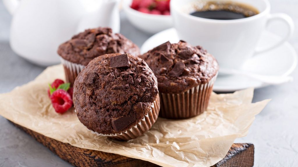 Klasické čokoládové muffiny