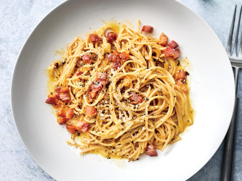 Špagety alla carbonara