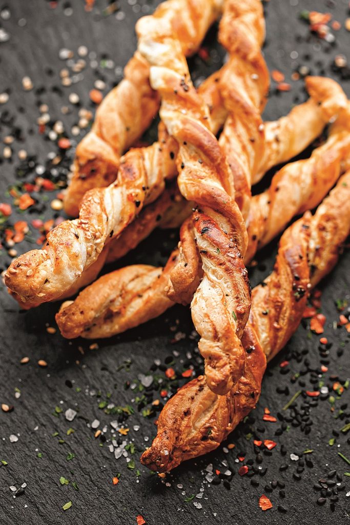 Pizza twist tyčinky