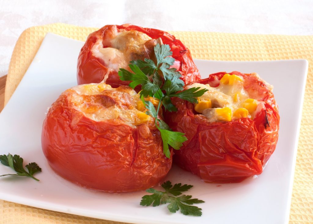 Grilovaná rajčata s mozzarellou