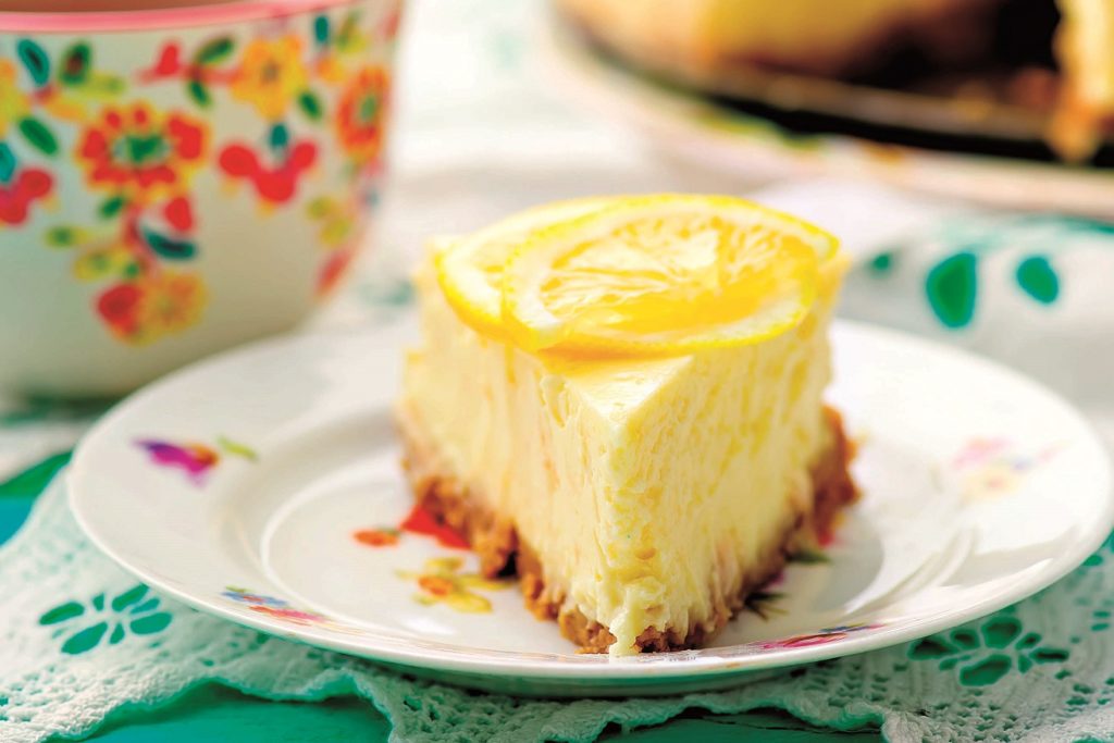 Svěží cheesecake s citronem