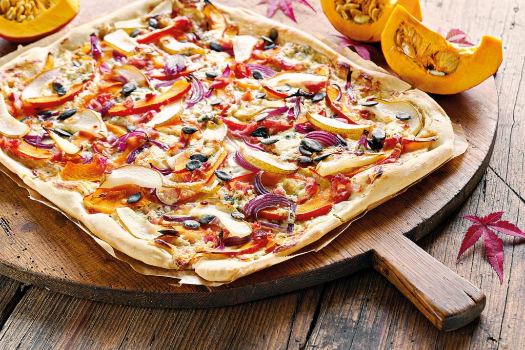 Dýňová pizza