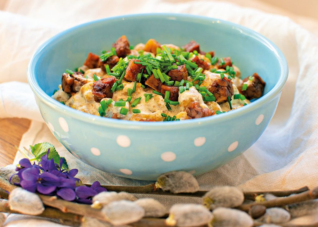 Bulgurové halušky s tofu