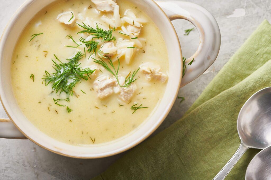 Polévka avgolemono