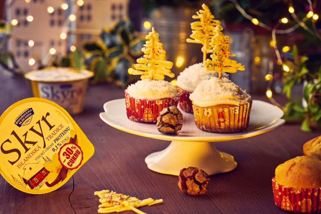Skyrové cupcakes